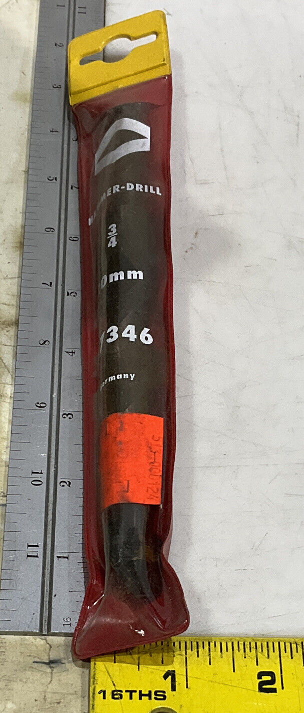 HAMMER DRILL 27346 20MM CARBIDE TIPS 3/4” LOT OF 4 373