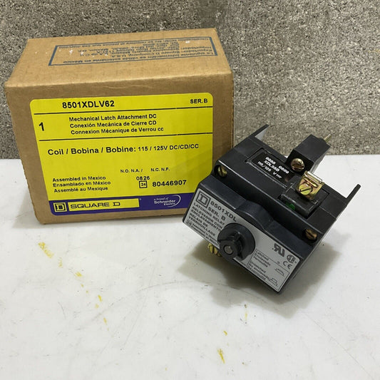 SQUARE D 8501XDLV62 MECHANICAL LATCHING RELAY SERIES B 373