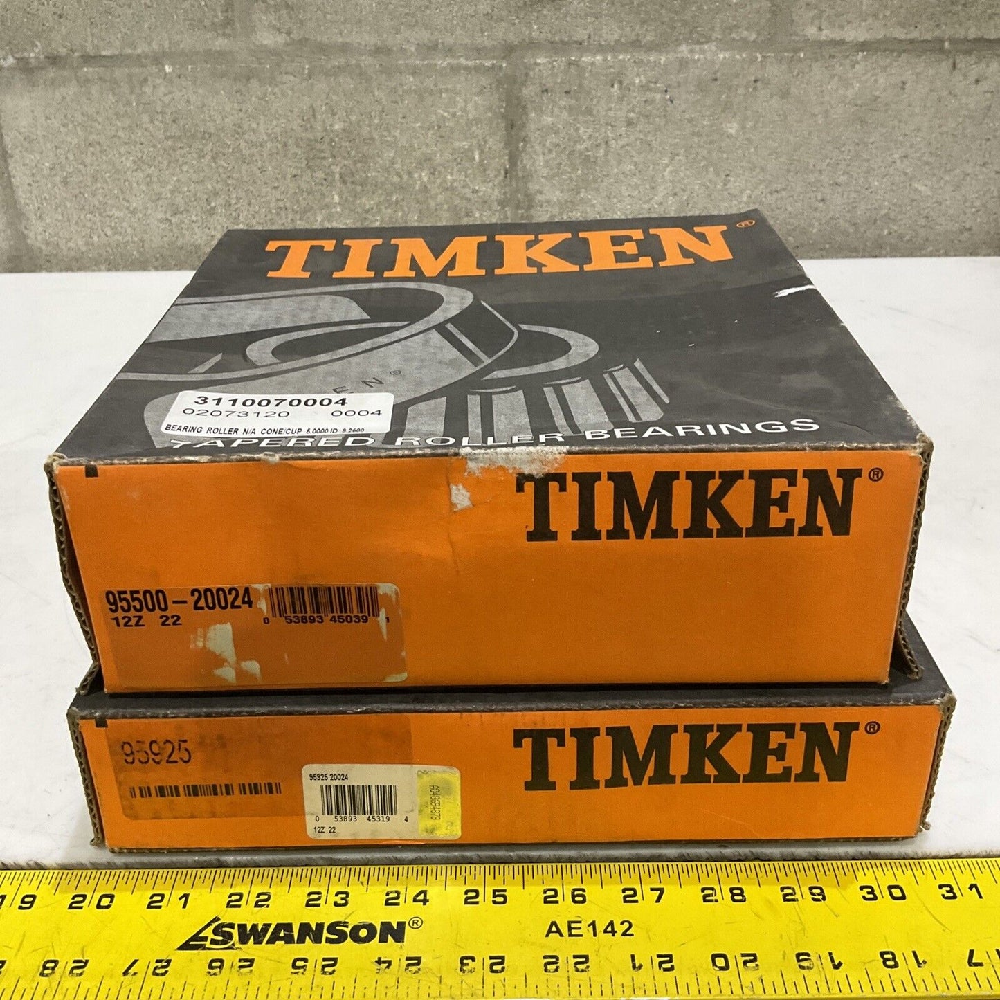 TIMKEN 95500-20024 / 95925 TAPERED ROLLER BEARING CONE & CUP SET 373