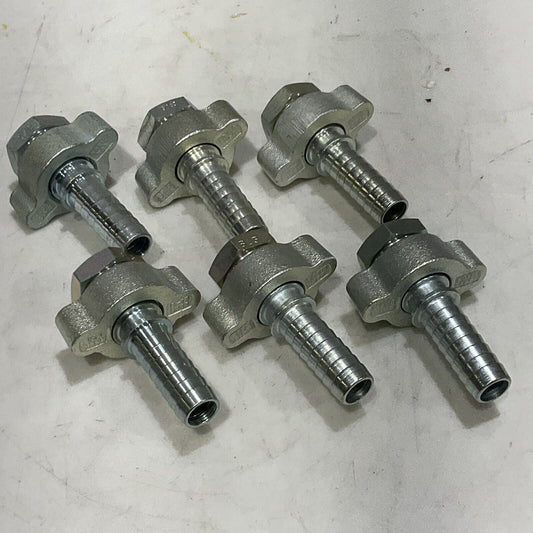 DIXON WF 36 HOSE COUPLING 1” X 1” LOT OF 6 373