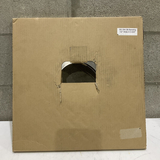 THE BROWER CO SS 304 STAINLESS STEEL 1/2” W X 0.020” THK SHIPPING STRAPPING 373