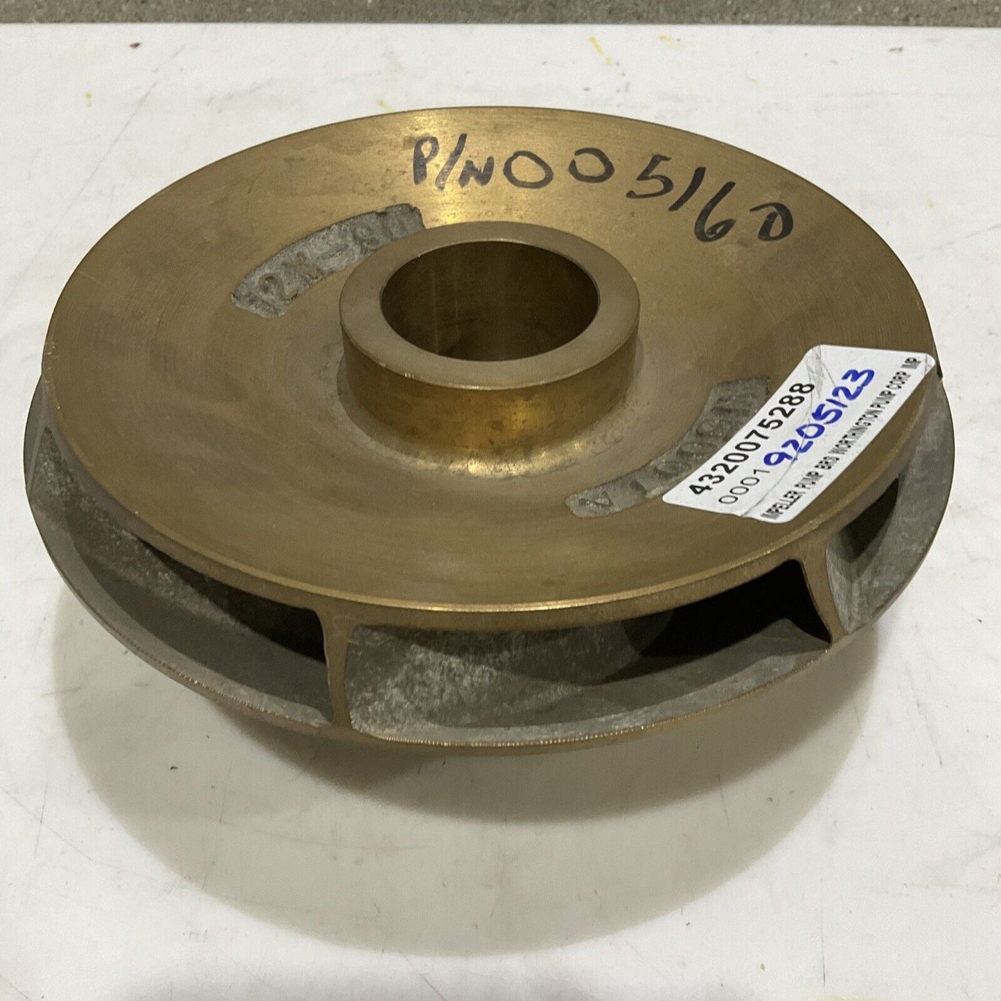 WORTHINGTON PUMP CORP IMP-005160-00 IMPELLER 7 VANE 373