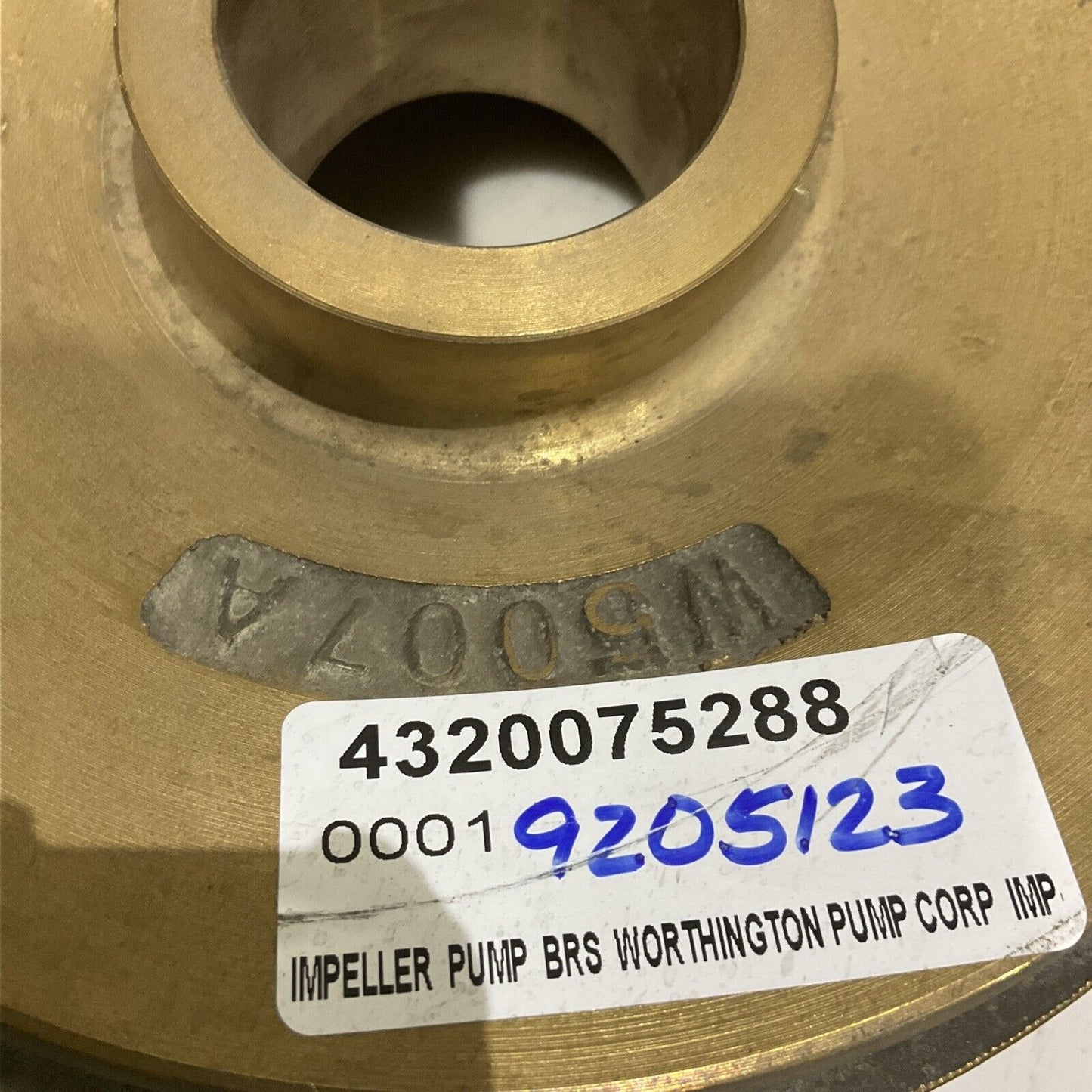 WORTHINGTON PUMP CORP IMP-005160-00 IMPELLER 7 VANE 373