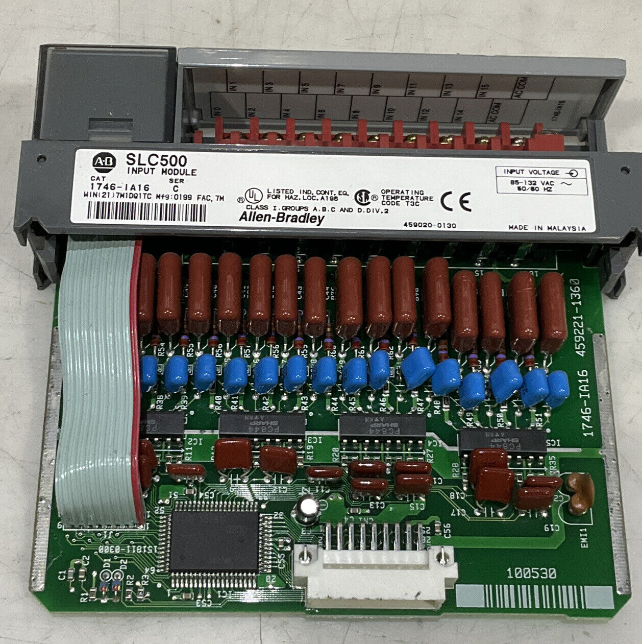 ALLEN-BRADLEY SLC500 1746-IA16 SER C INPUT MODULE 373