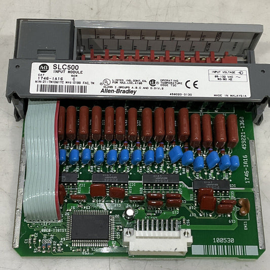 ALLEN-BRADLEY SLC500 1746-IA16 SER C INPUT MODULE 373