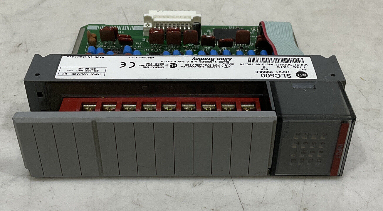 ALLEN-BRADLEY SLC500 1746-IA16 SER C INPUT MODULE 373