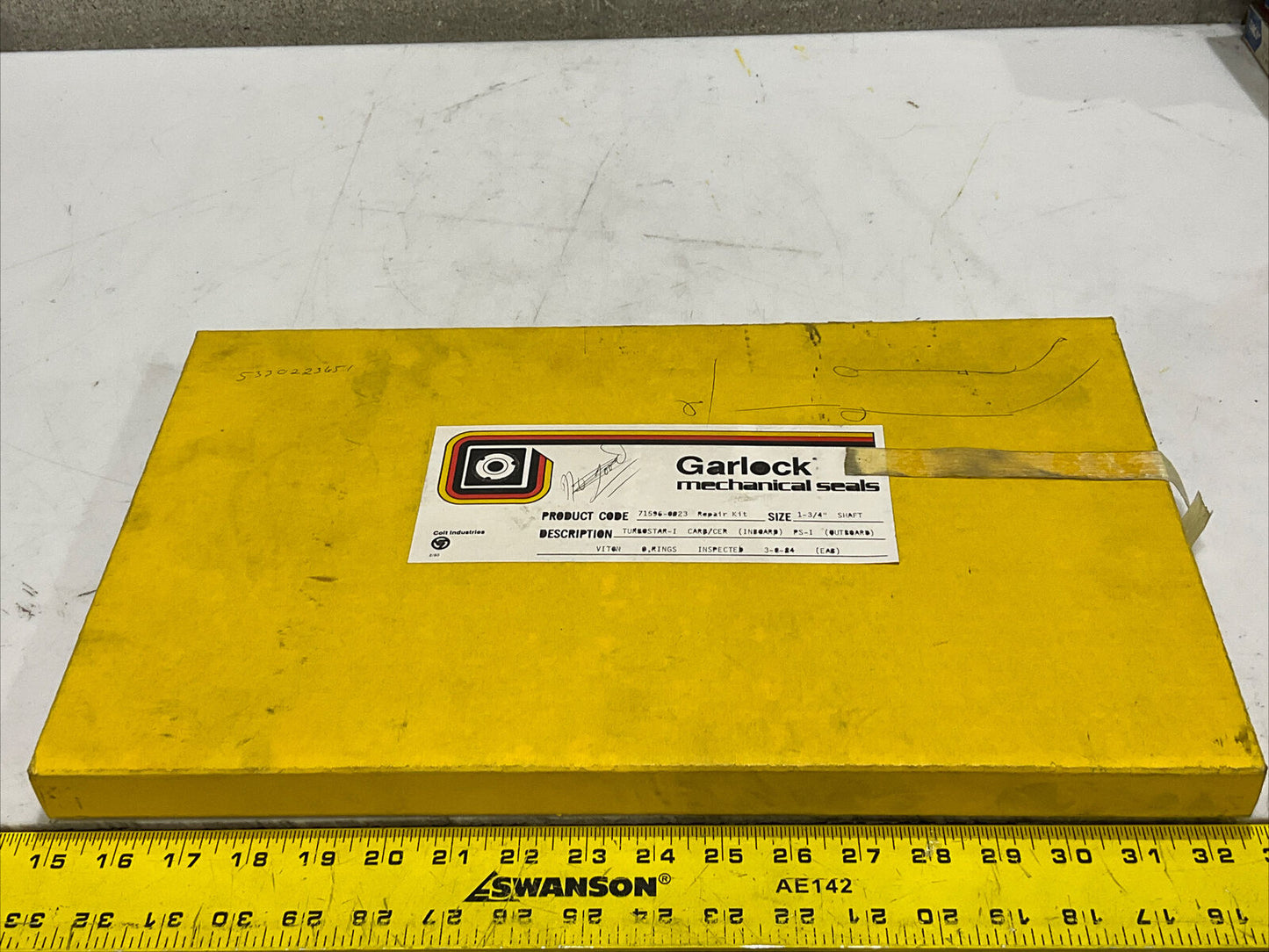 GARLOCK 71596-0023 REPAIR 1-3/4” TURBOSTAR-I CARB/CER PS-I VITON O RINGS 373