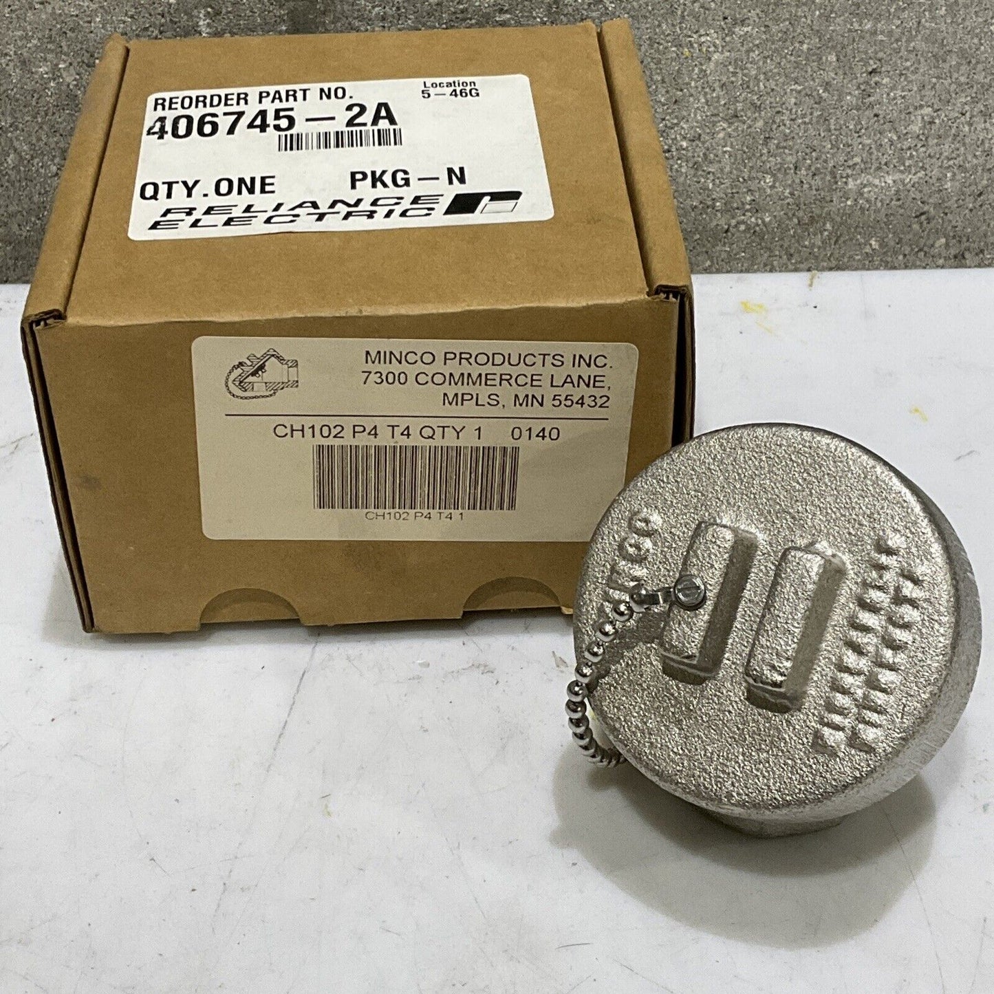 RELIANCE ELECTRIC MINCO CH104 P4 T4 406745-2A 373