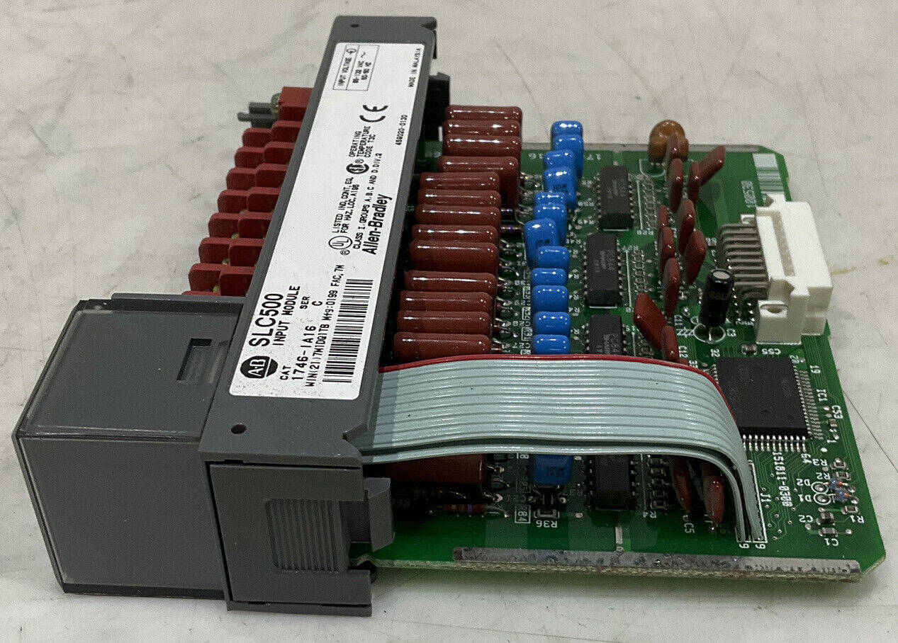 ALLEN-BRADLEY SLC 500 1746-IA16 SER C INPUT MODULE 373