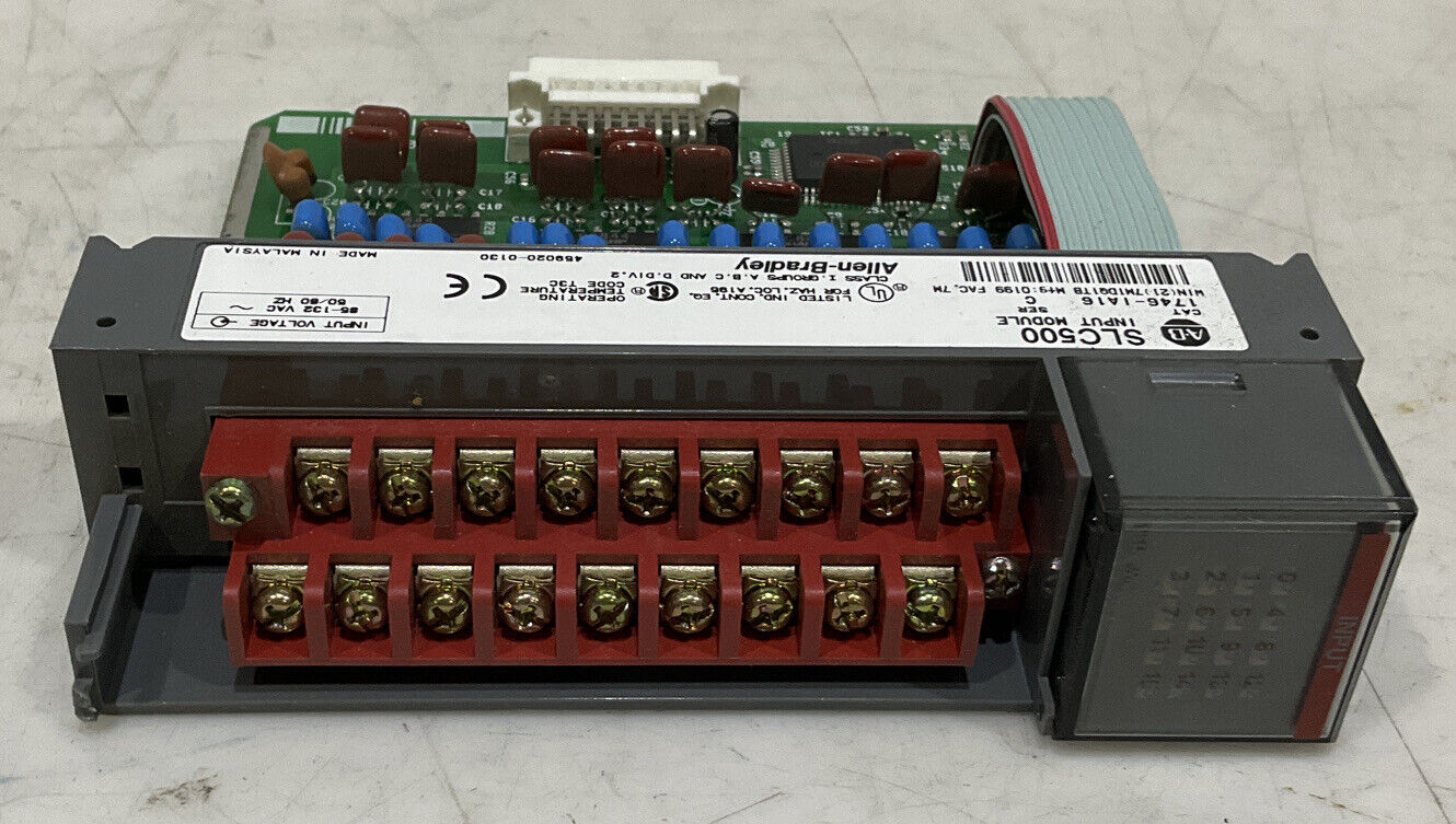 ALLEN-BRADLEY SLC 500 1746-IA16 SER C INPUT MODULE 373