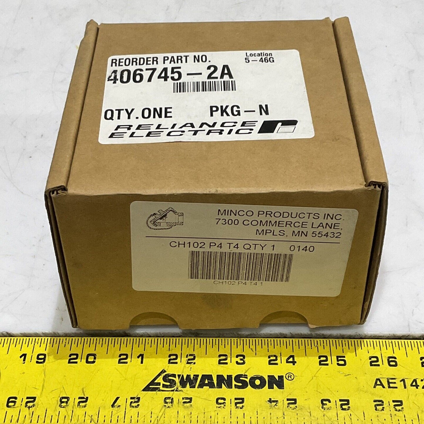 RELIANCE ELECTRIC MINCO CH104 P4 T4 406745-2A 373