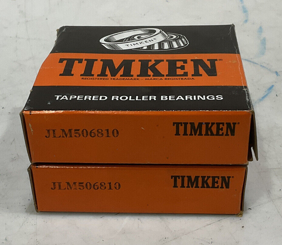 TIMKEN JLM506810 TAPERED ROLLER BEARINGS LOT OF 2 373