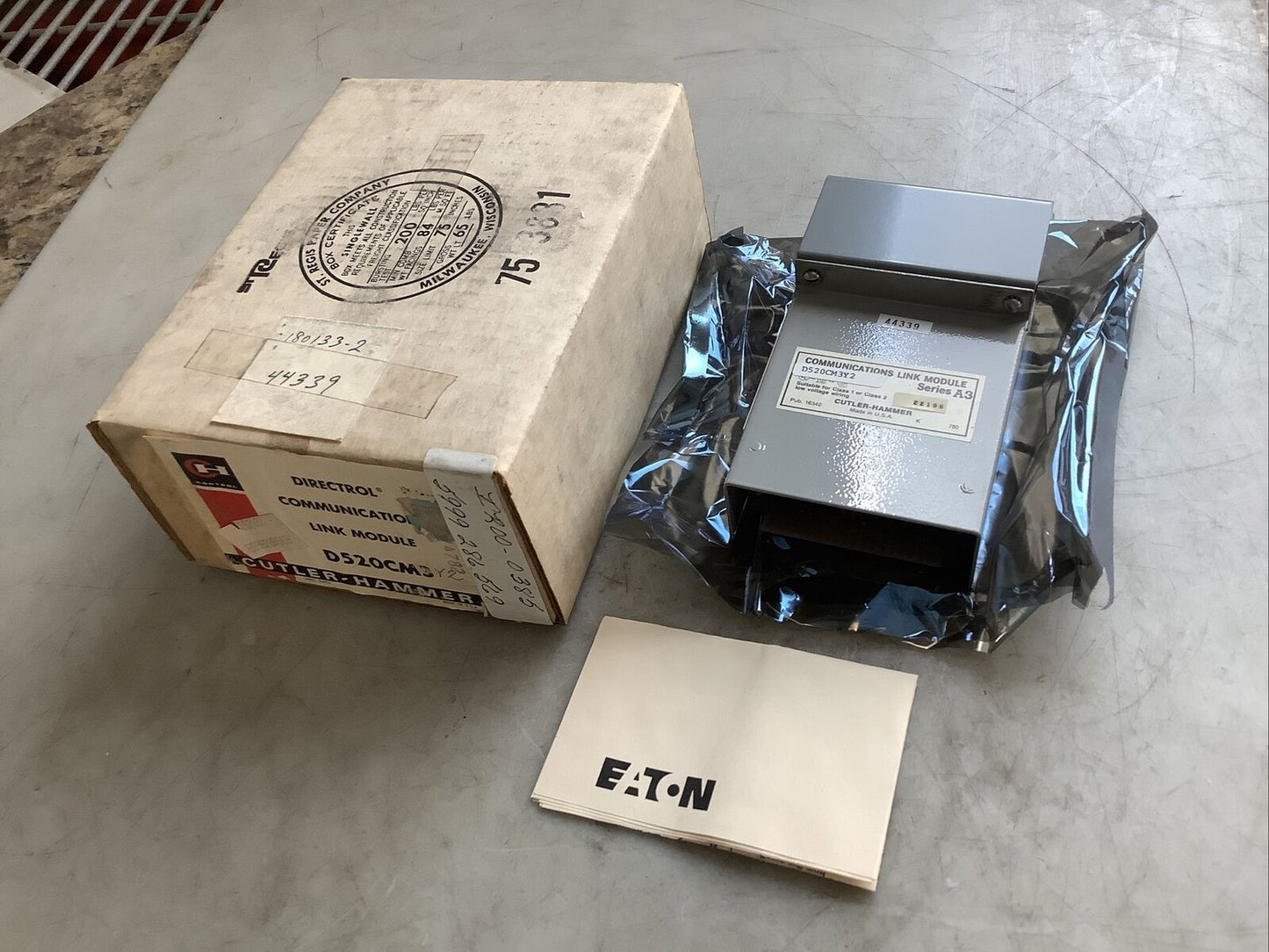 CUTLER HAMMER D520CM3Y2 D520CM3 COMMUNICATIONS LINK MODULE 373