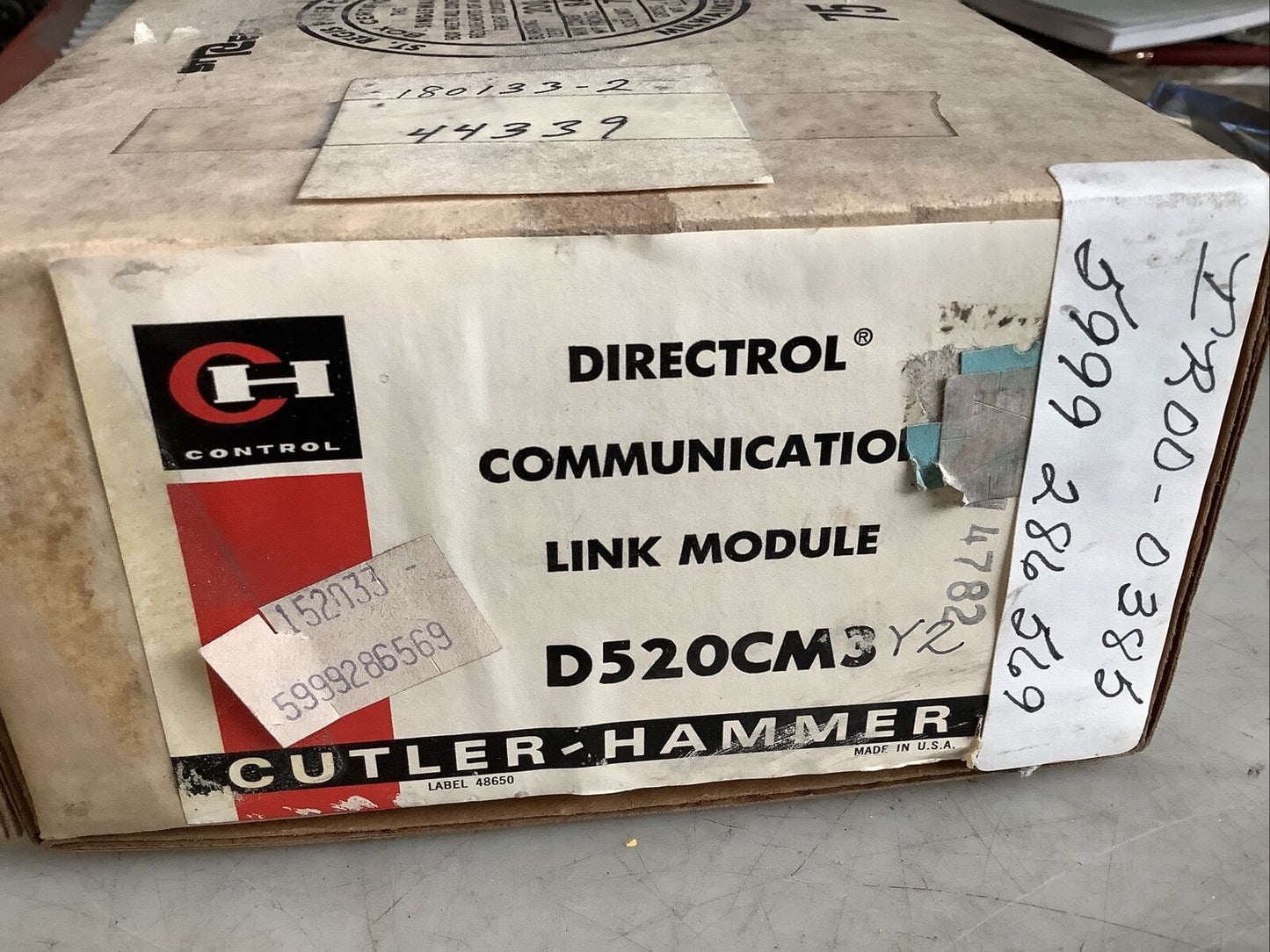 CUTLER HAMMER D520CM3Y2 D520CM3 COMMUNICATIONS LINK MODULE 373