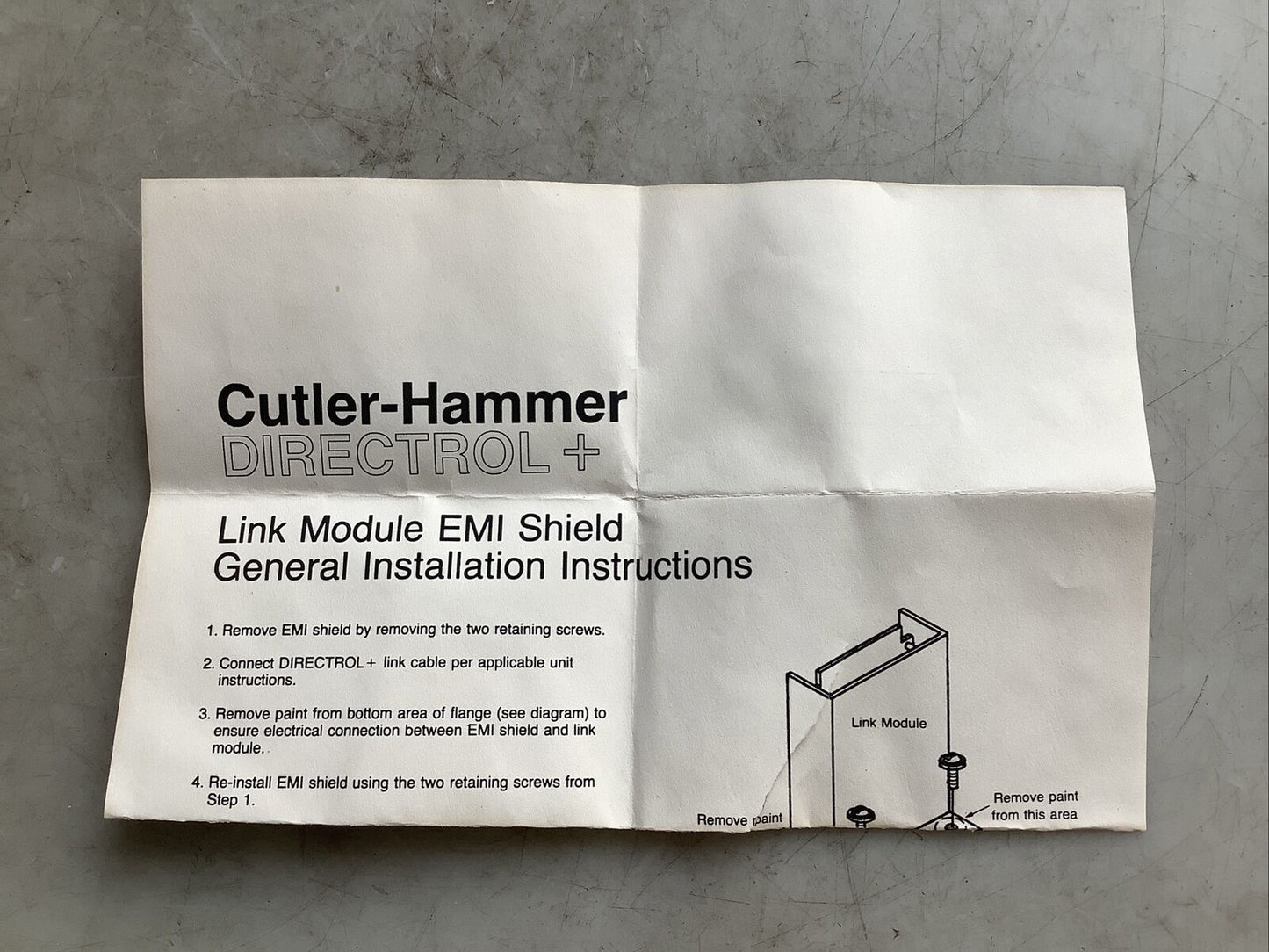 CUTLER HAMMER D520CM3Y2 D520CM3 COMMUNICATIONS LINK MODULE 373