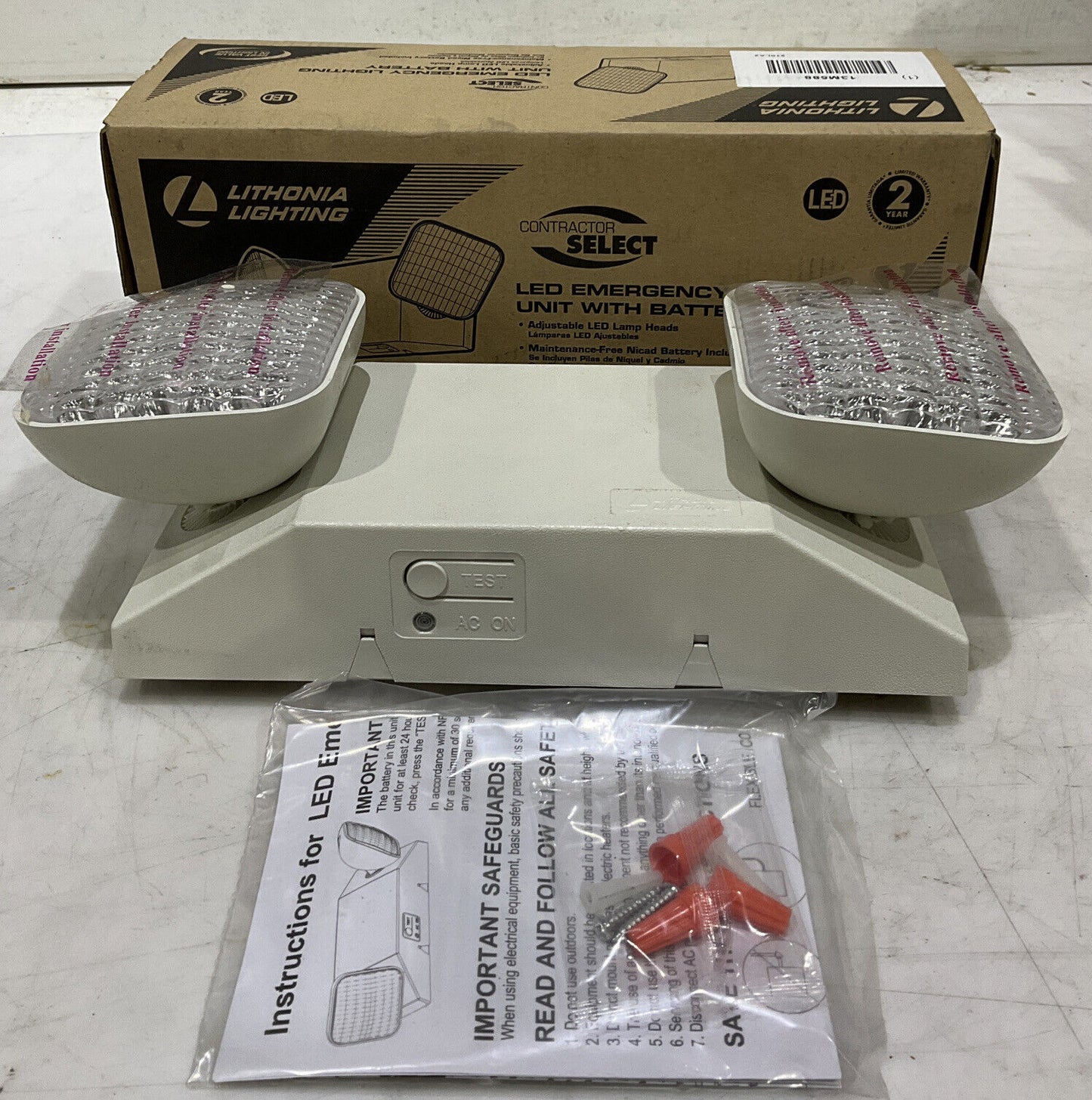 LITHONIA LIGHTING 210LA2 13M588 LED EMERGENCY LIGHTING 373