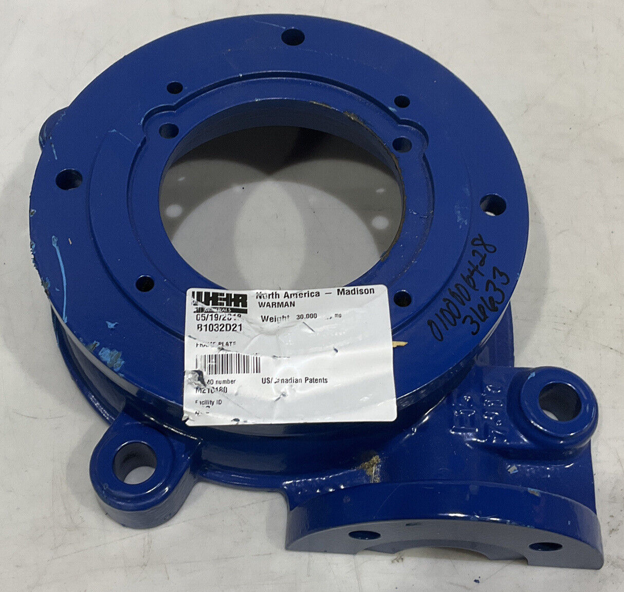 WEIR B1032D21 FRAME PLATE SLURRY PUMP 373