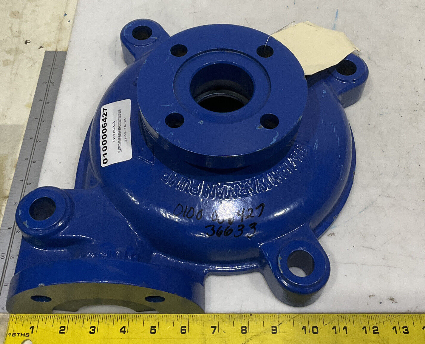 WEIR B1013D21 COVER PLATE SLURRY PUMP 373