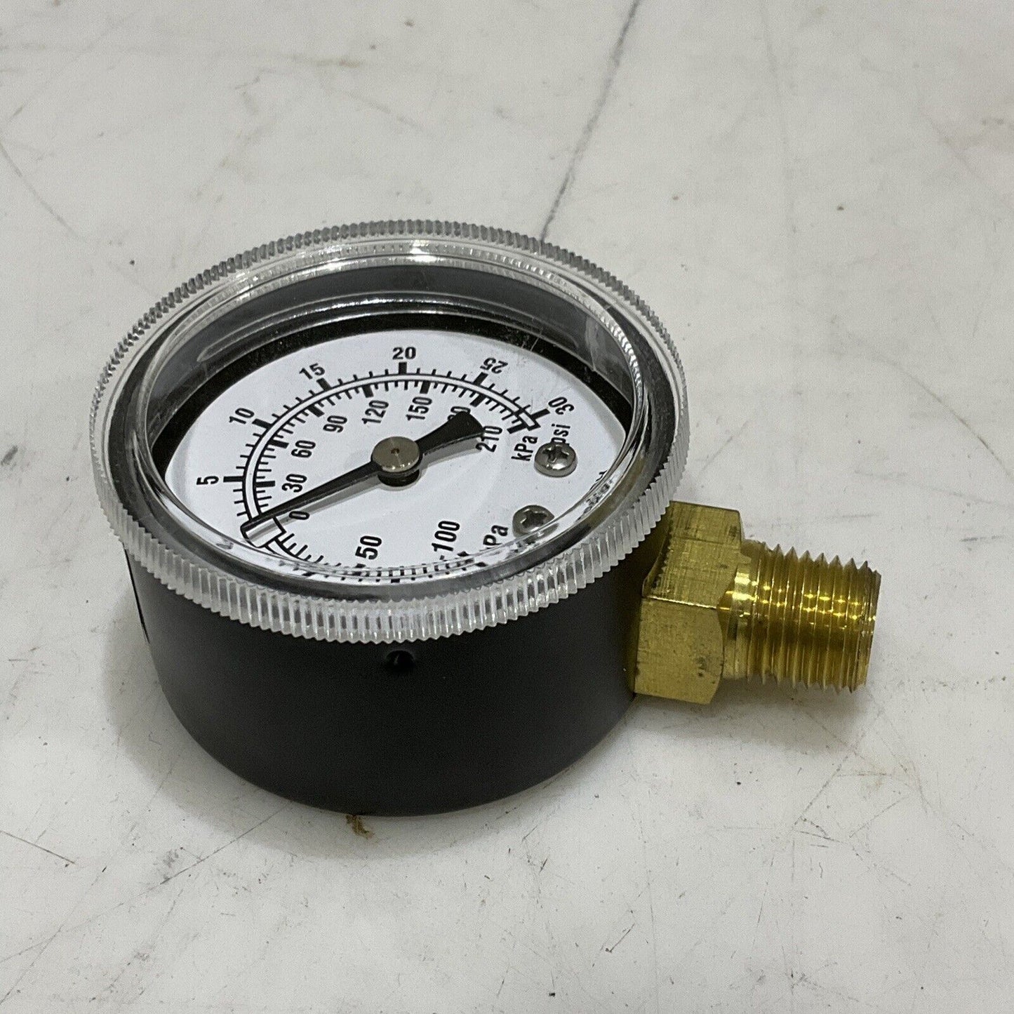 MARSH BELLOOFRAM J1412 PRESSURE GAUGE 2” STD NPT 1/4” 30” HGX30 PSI LOT OF 3 373