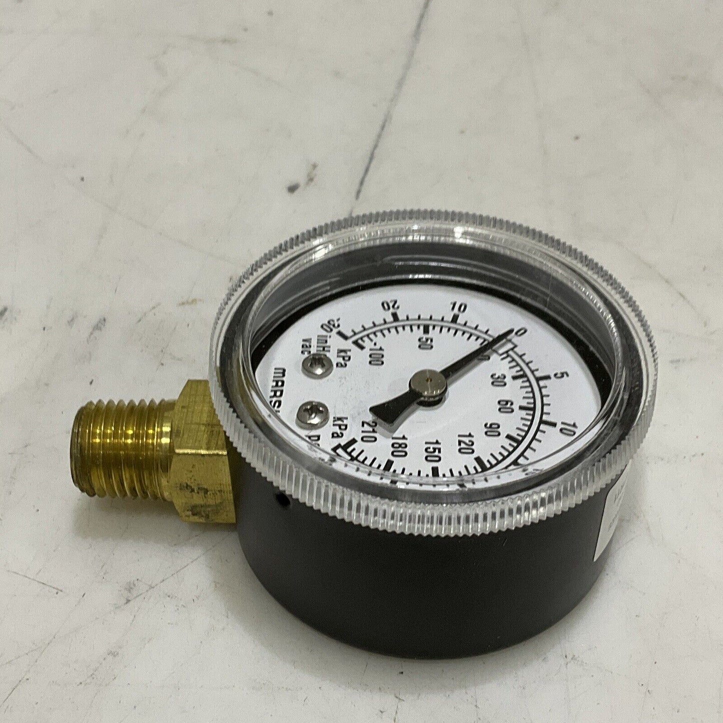MARSH BELLOOFRAM J1412 PRESSURE GAUGE 2” STD NPT 1/4” 30” HGX30 PSI LOT OF 3 373
