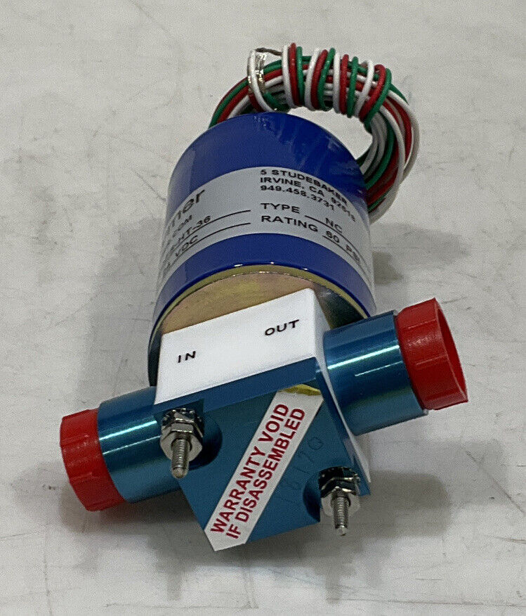 IPOLYMER M442C2DFS-HT-36 24 VDC NC 60 PSI 2 WAY SOLENOID VALVE 373