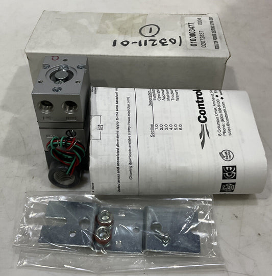 CONTROLAIR 550-CDA 0-5V 3-27PSI ELECTRONIC PRESSURE REGULATOR 373