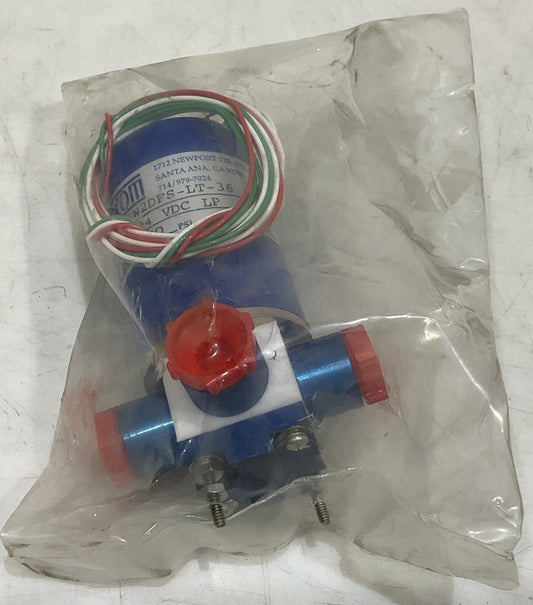 TEQCOM M443W2DFS-LT-36 24 VDC LP NC-C-NO 3-WAY SOLENOID VALVE 373