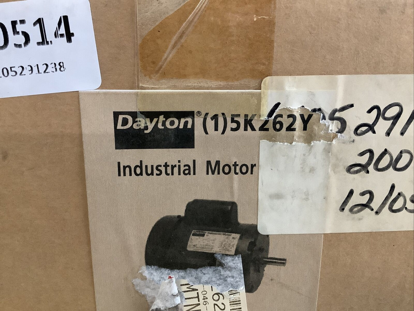 DAYTON 5K262Y GENERAL PURPOSE MOTOR 1PH 1/4HP 1725RPM 373