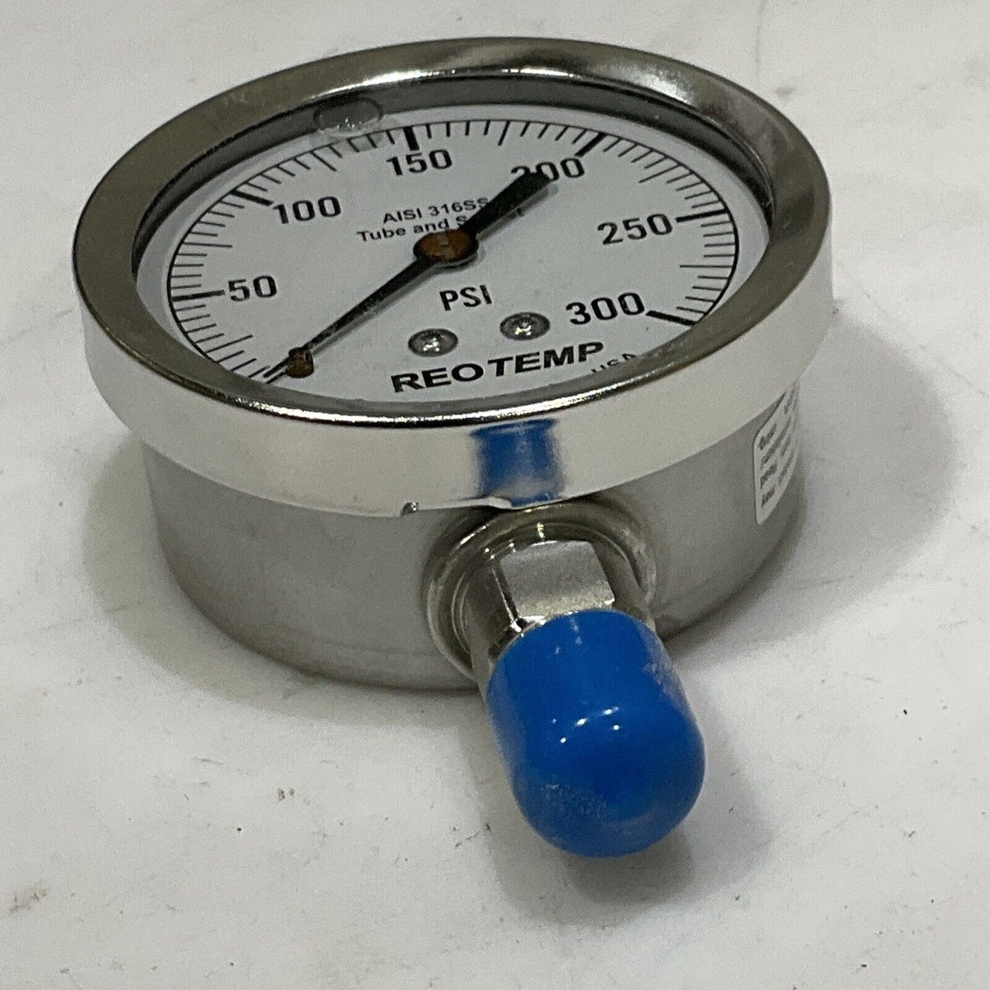 REOTEMP PR25S1A4P21-G-T / G-P GLYCERIN FILLED 0 - 300 PSI 1/4” LOT OF 3 373
