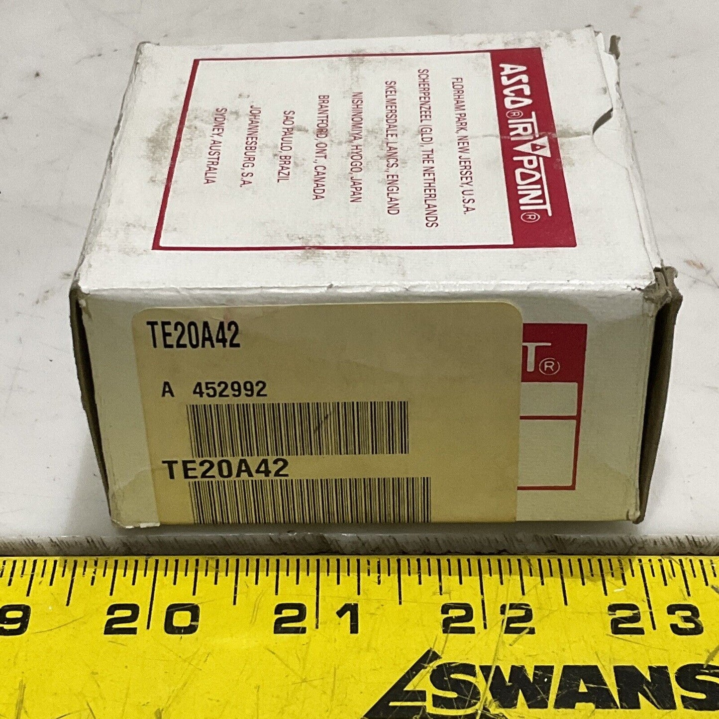 ASCO TE20A42 A452992 TRI-POINT PRESSURE AND TEMPRATURE SWITCHES 373