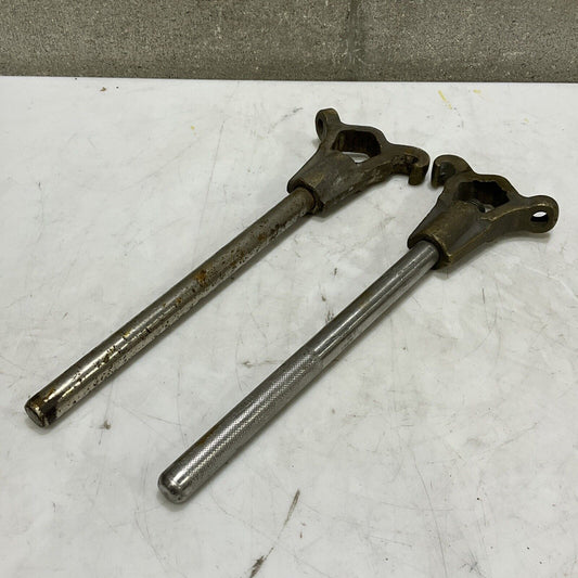 ELKHART S-454 ADJUSTABLE SPANNER WRENCH 2-1/2" BRASS LOT OF 2 373
