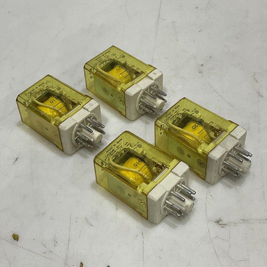 IDEC RR2P-U RELAY 8 PIN LOT OF 4 373