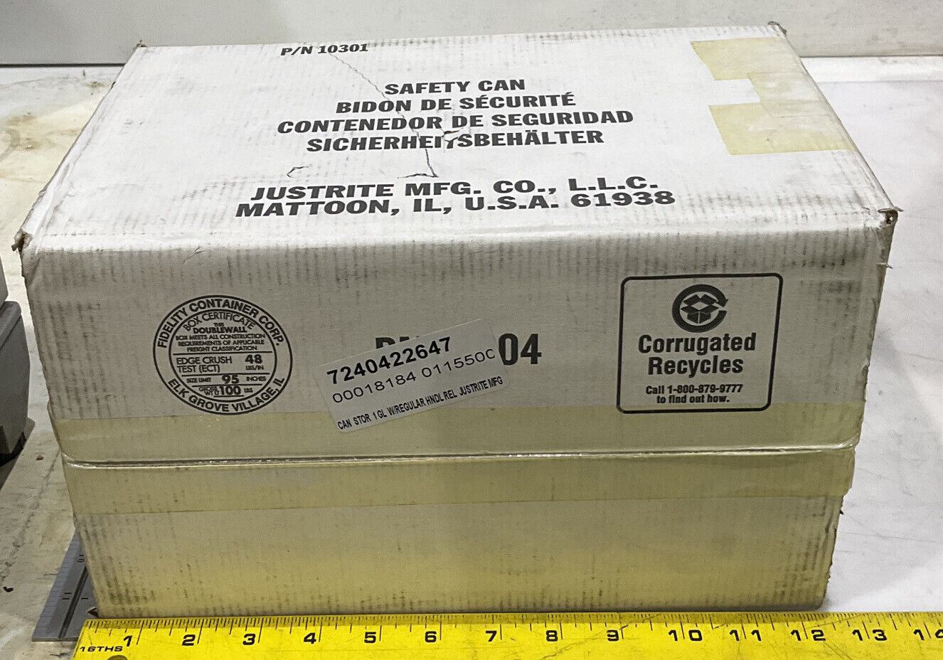 JUSTRITE 10301 SAFETY CAN 373
