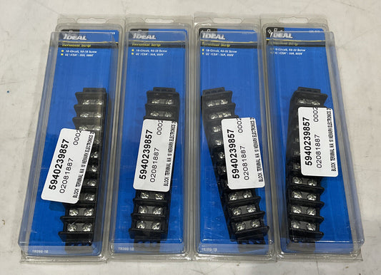 IDEAL 89210 TERMINAL STRIP LOT OF 4 373