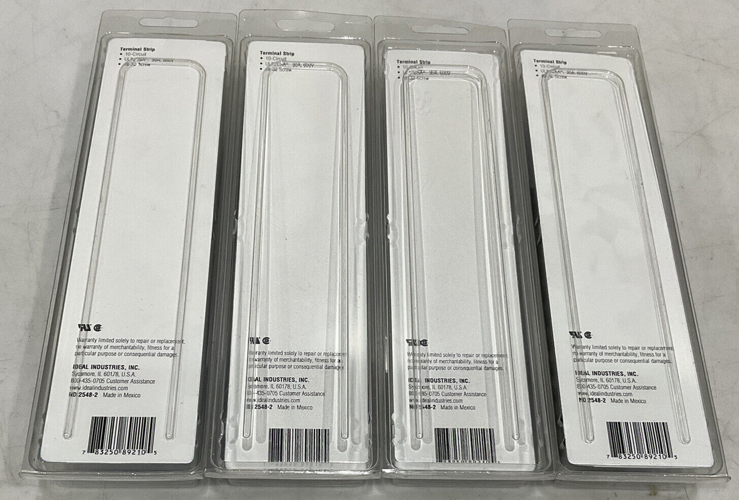 IDEAL 89210 TERMINAL STRIP LOT OF 4 373