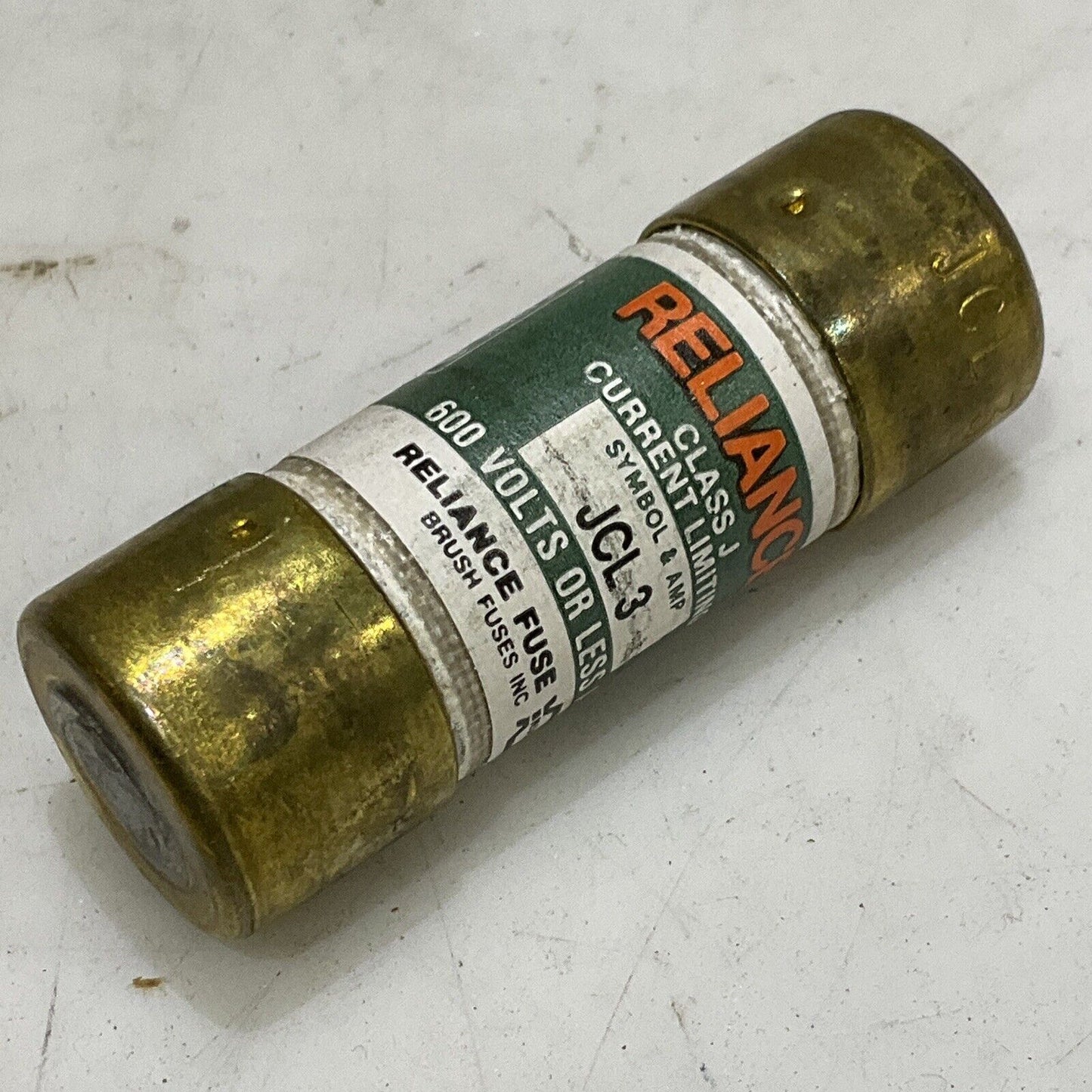 RELIANCE JCL3 CURRENT LIMITING FUSE CLASS J 600V LOT OF 6 374