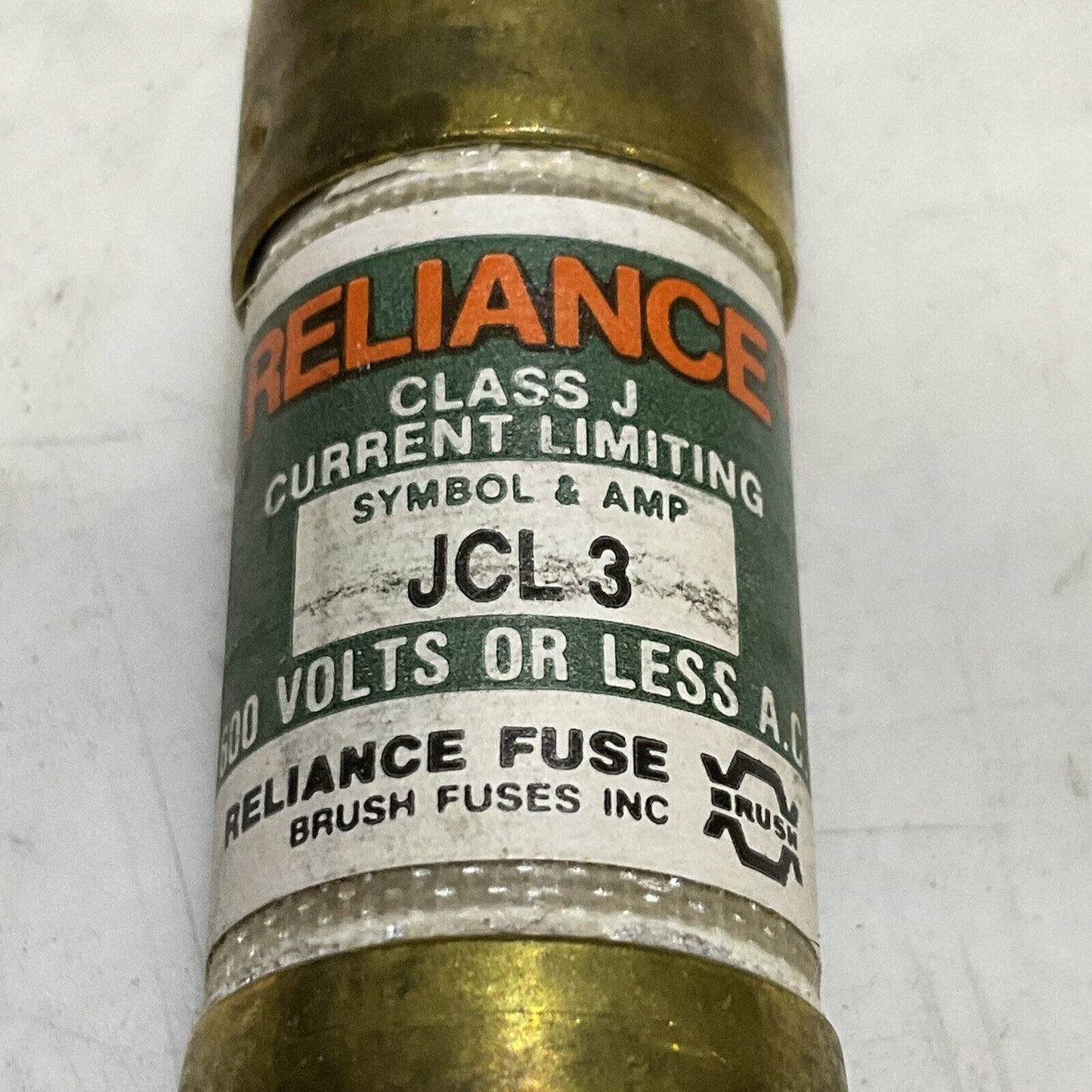 RELIANCE JCL3 CURRENT LIMITING FUSE CLASS J 600V LOT OF 6 374