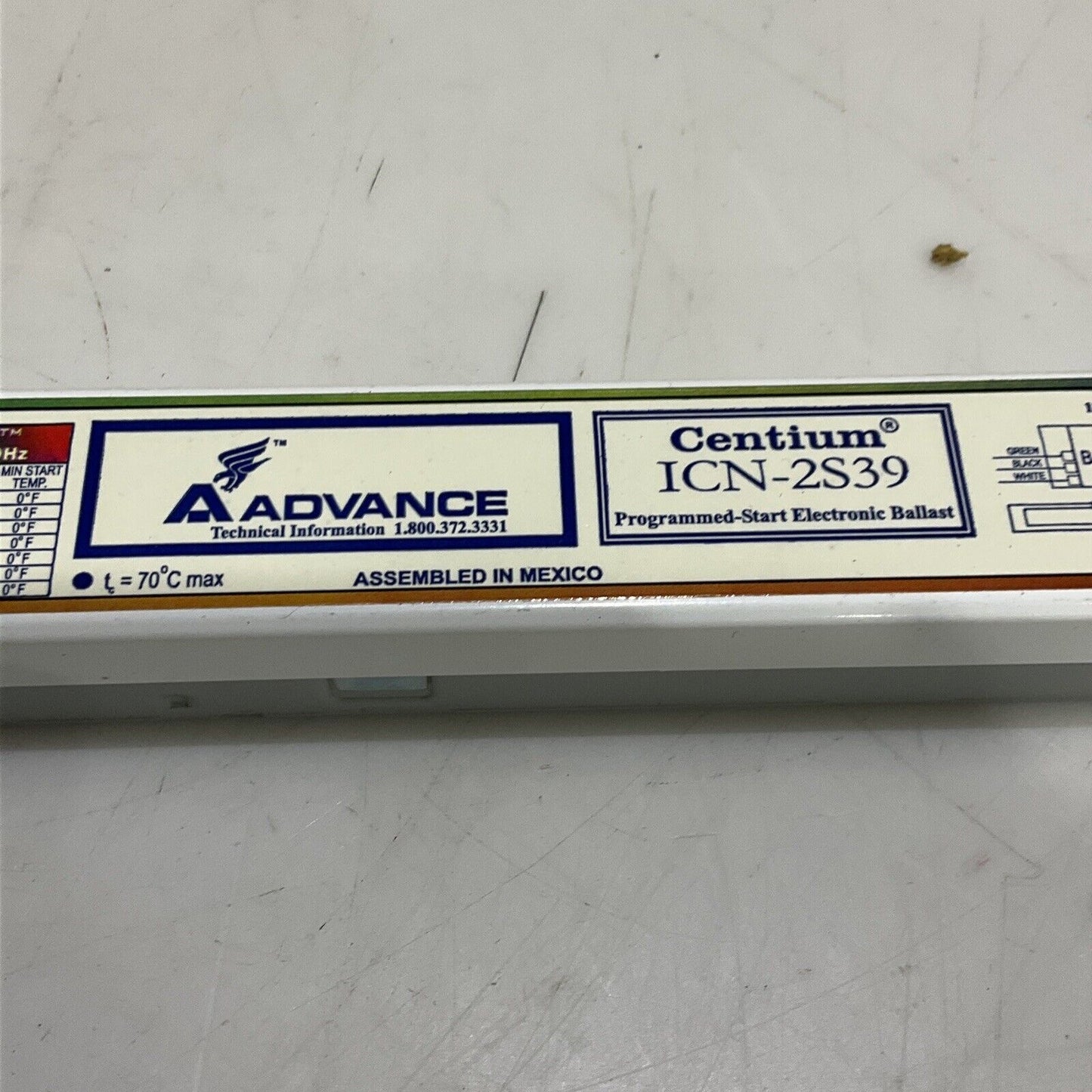 ADVANCE ICN2S39941 FLUORESCENT LAMP BALLAST LOT OF 3 373