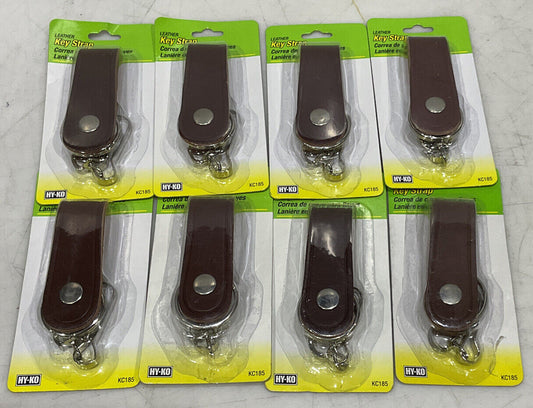 HY-KO KC185 LEATHER KEY STRAP LOT OF 8 373