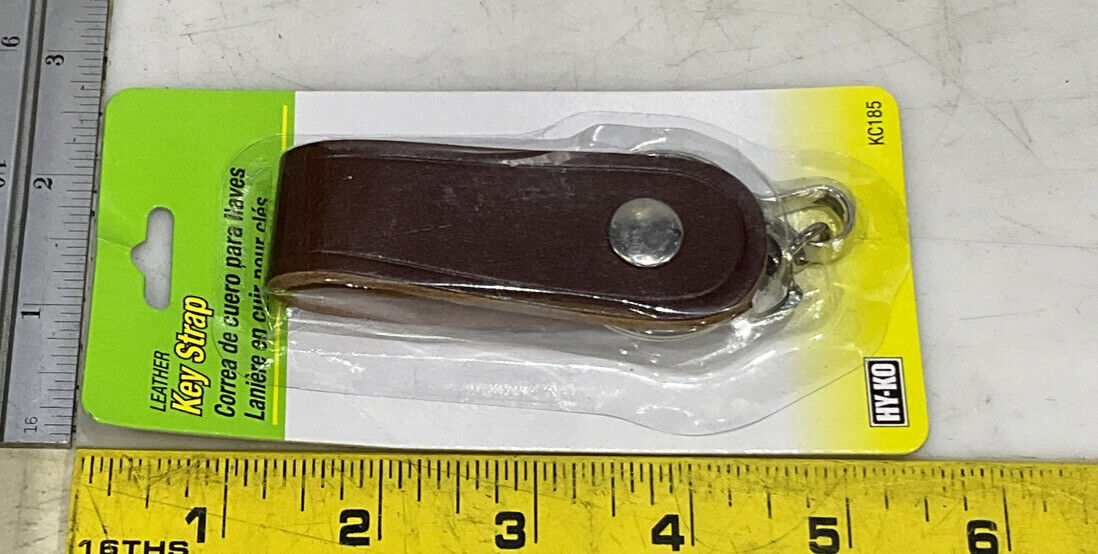 HY-KO KC185 LEATHER KEY STRAP LOT OF 8 373