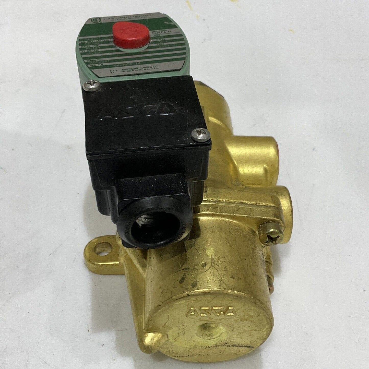 ASCO SK-1955-74 A553281 SOLENOID VALVE 1/2” 120/60 110/50 4-WAY 373