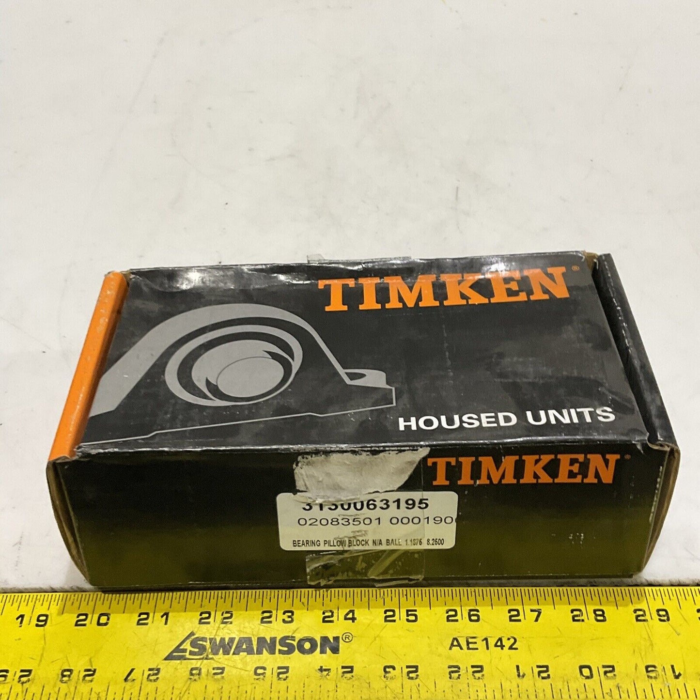 TIMKEN RSAO 1 3/16 PILLOW BLOCK BALL BEARING UNIT TWO BASE 1-3/16” BORE 373