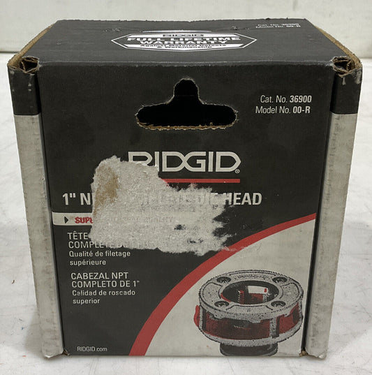 RIDGID 36900 1” DIE HEAD THREADER 373