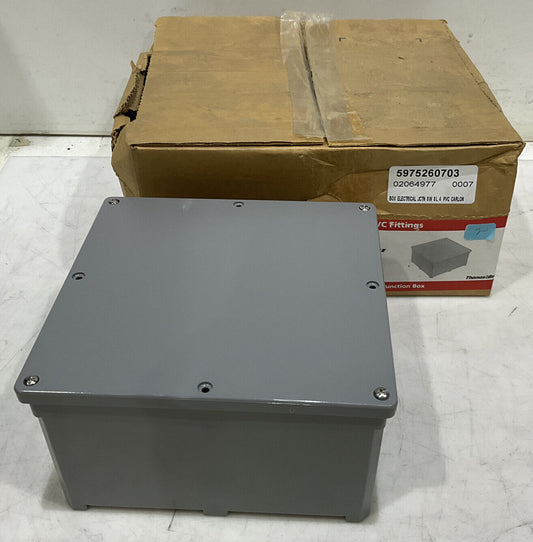 THOMAS AND BETTS E989N-CAR PVC FITTING MOLDED JUNCTION BOX 373