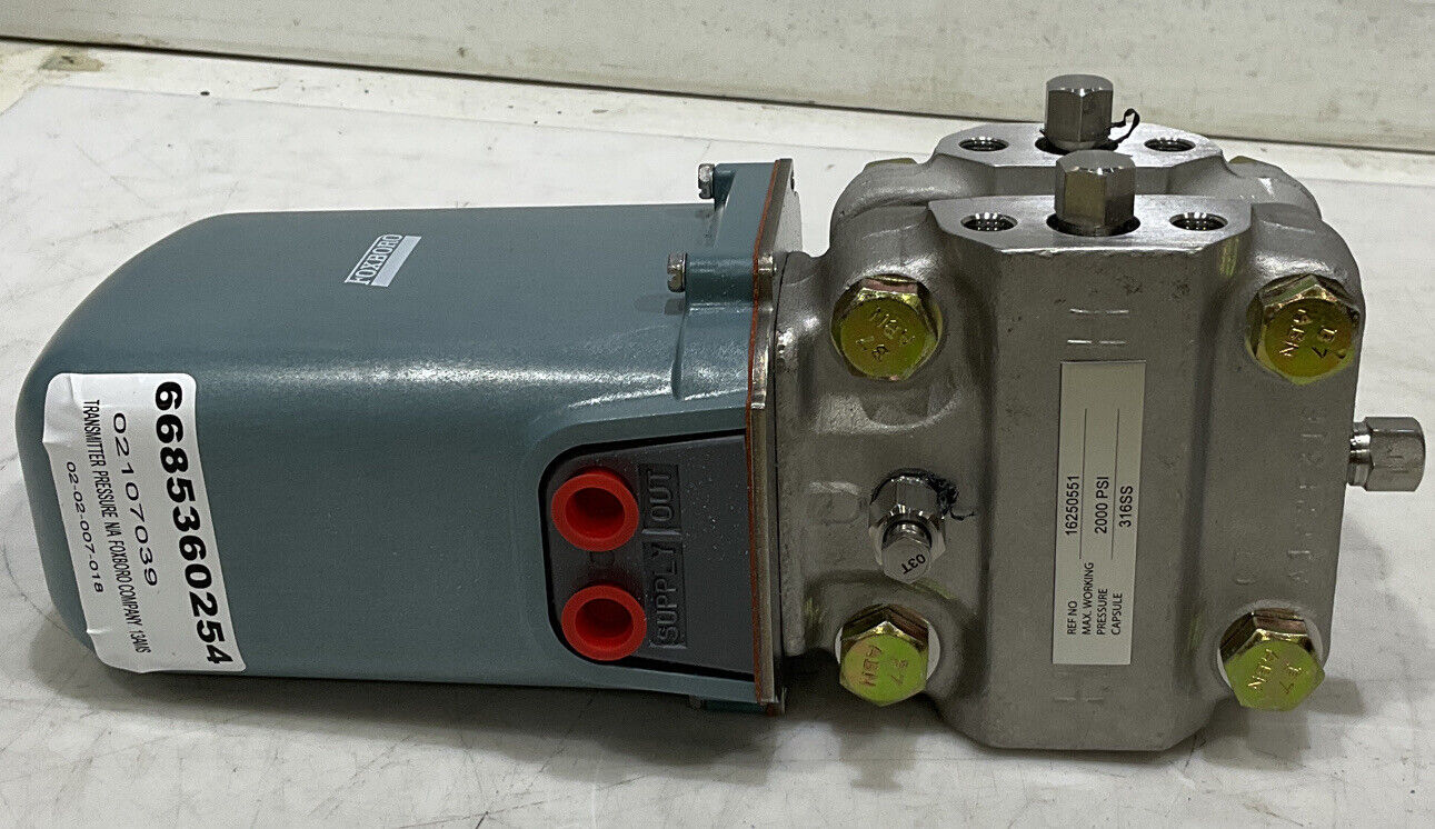 FOXBORO 13A-MSO PRESSURE TRANSMITTER 373