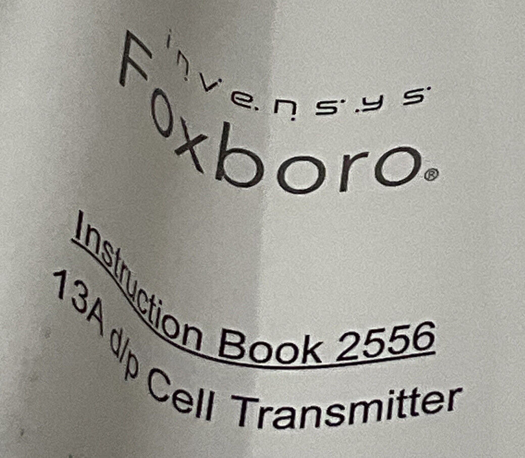 FOXBORO 13A-MSO PRESSURE TRANSMITTER 373