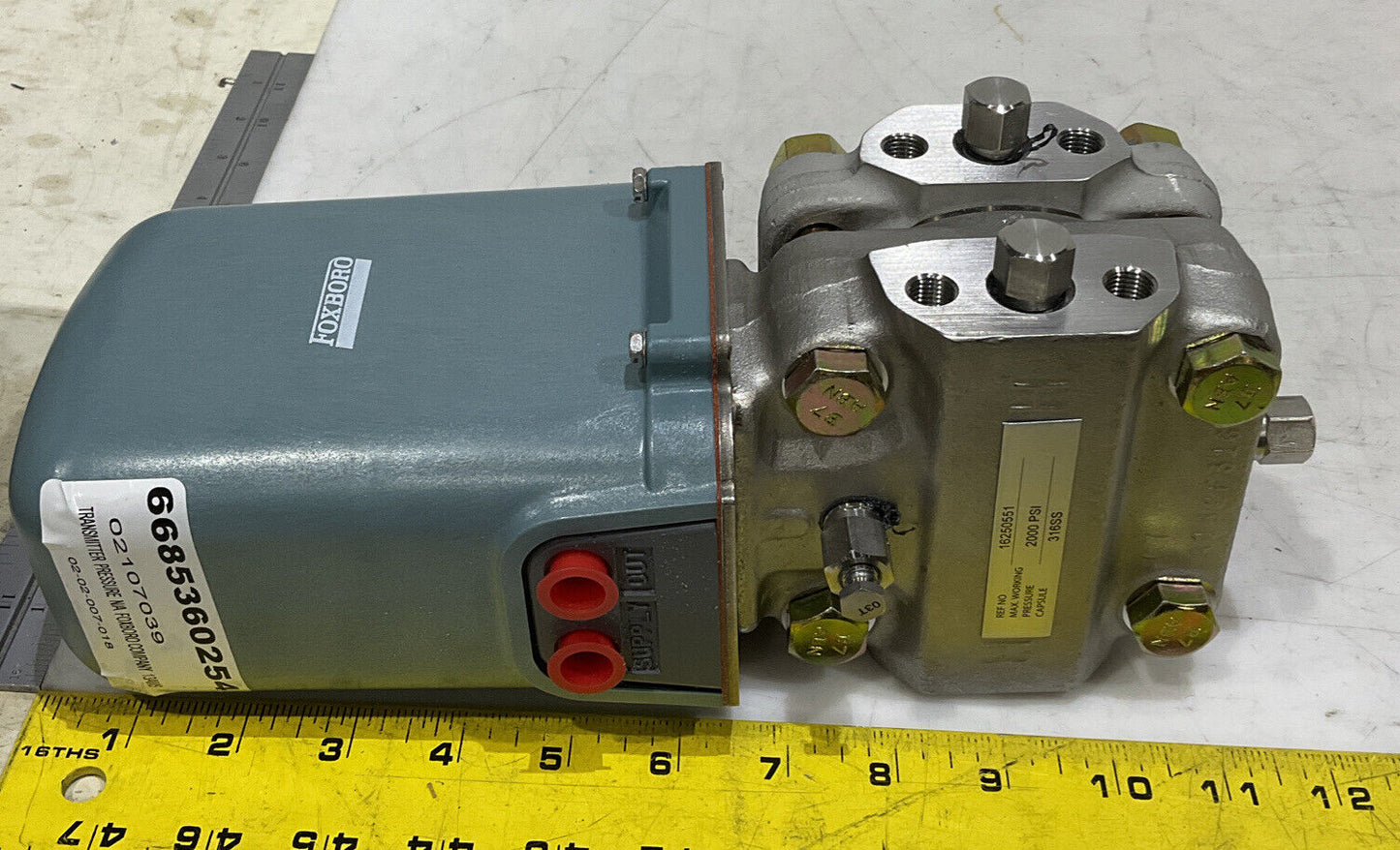 FOXBORO 13A-MSO PRESSURE TRANSMITTER 373