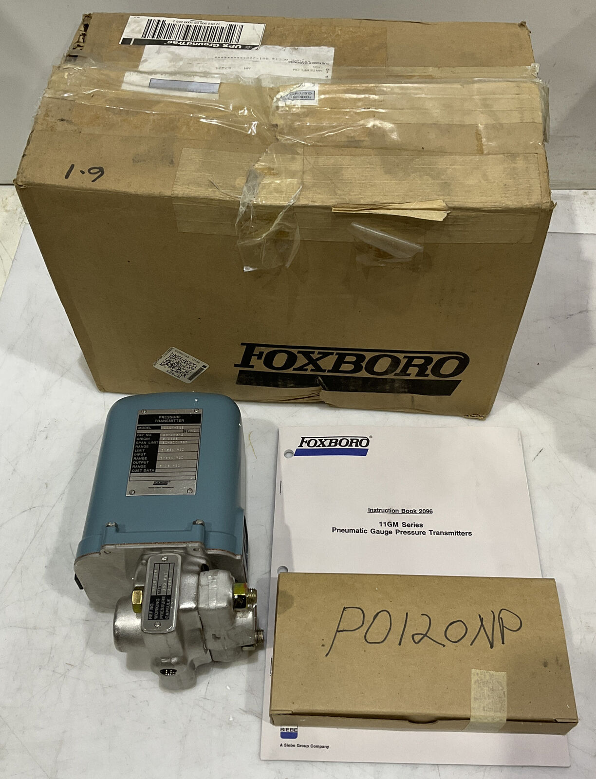 FOXBORO 11GM-BS2 PNEUMATIC TRANSMITTER 373