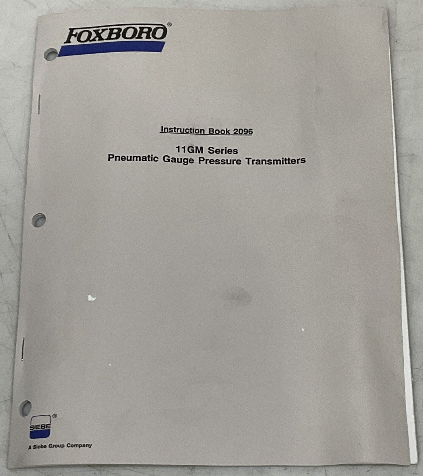 FOXBORO 11GM-BS2 PNEUMATIC TRANSMITTER 373