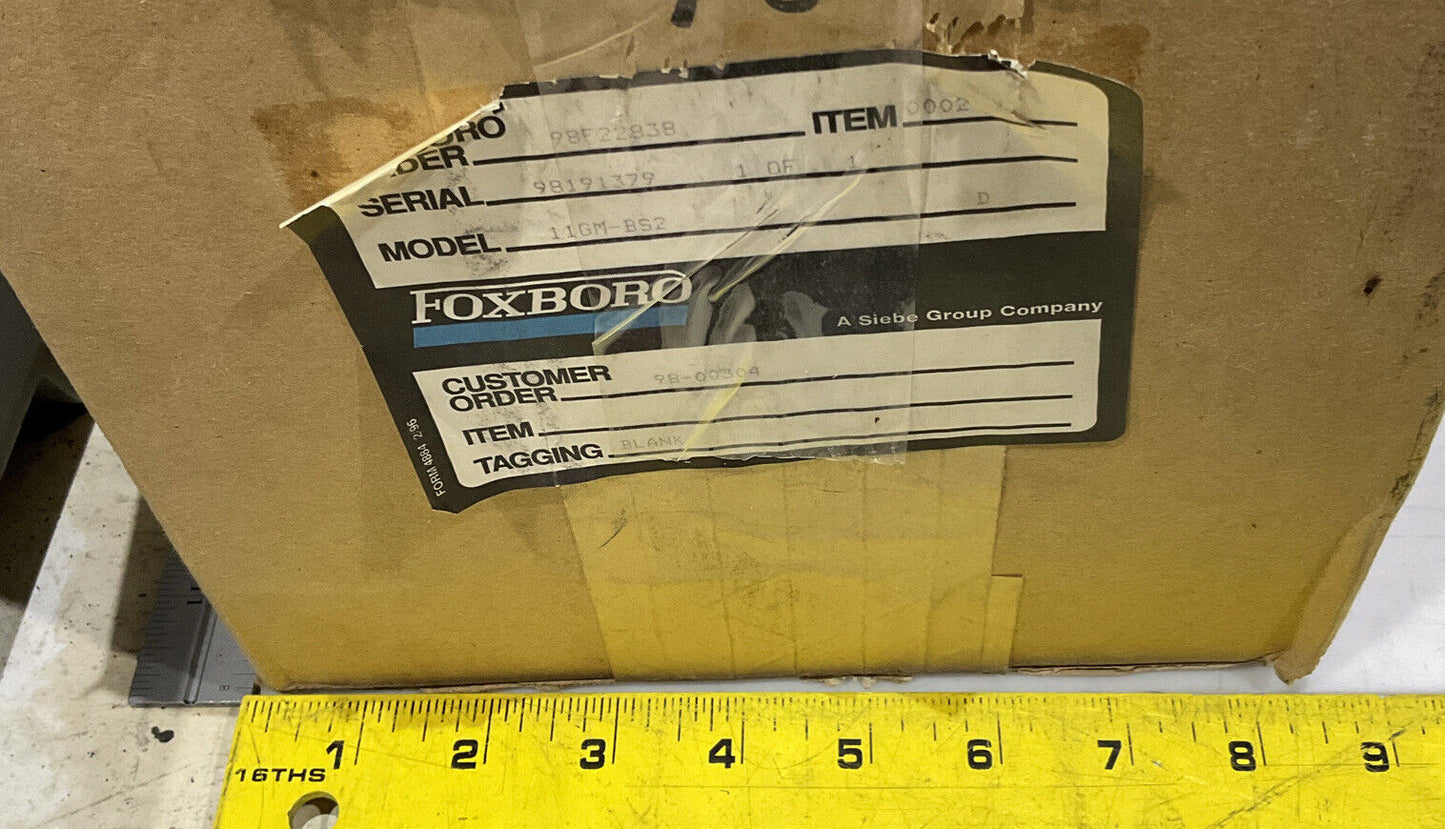 FOXBORO 11GM-BS2 PNEUMATIC TRANSMITTER 373